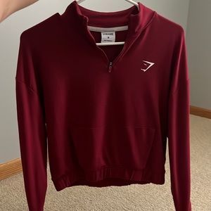 Womens Gymshark Crop Hoodie